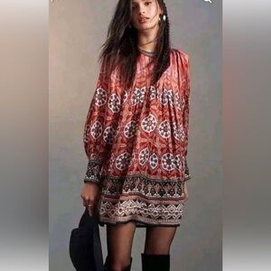 Tanvi Kedia Anthropologie boho dress new sz Large